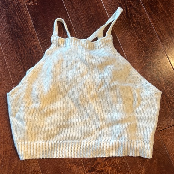 Lulus Knit Tie Back Sweater Top - Picture 8 of 9
